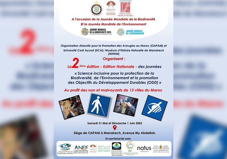 Inclusive Scientific Days for the Benefit of the Blind and Visually Impaired in Marrakech