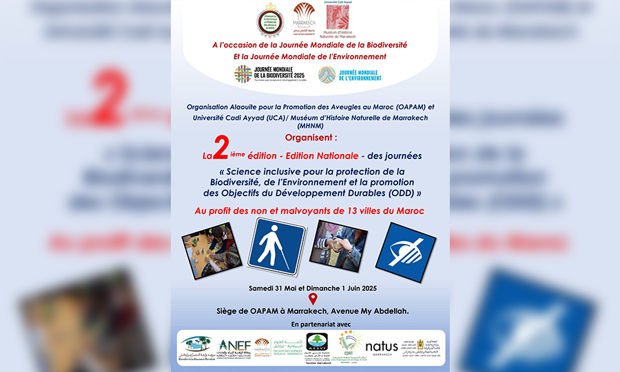 Inclusive Scientific Days for the Benefit of the Blind and Visually Impaired in Marrakech